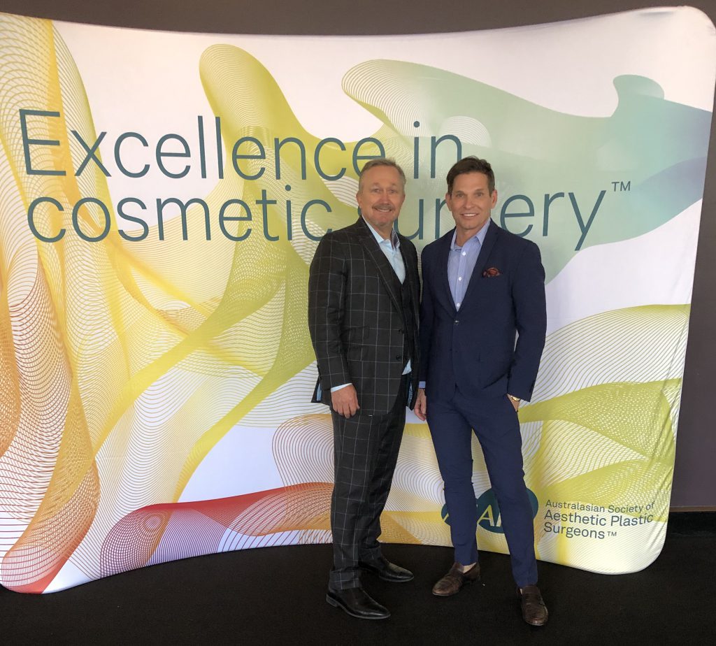 Dr. Craig Layt and Dr. Brad Calobrace at ASPS, Brisbane 2019